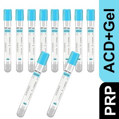 Un buon prezzo. Provette PRP da 10 ml per sistema PRP, tubo in vetro con ACD e gel, scatola da 10 pezzi confezionati singolarmente in linea