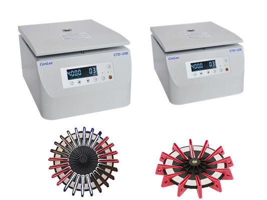 Un buon prezzo. CTD-24K Centrifuga da tavolo a bassa velocità per gel card. Motore DC a spazzole, centrifuga per 24 carte ematiche per laboratori e ospedali in linea