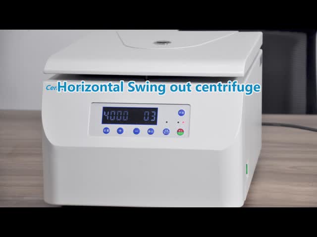 Centrifugatrice orizzontale con rotore oscillante a bassa velocità Centrifugatrice di laboratorio Cella/ Clinica/ Biotecnica/ PCR/ Separazione del sangue/ Plasma/ Urina