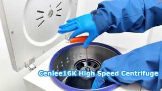 Schermo LCD per centrifuga ad alta velocità da banco con rotore ad angolo fisso Cenlee16K 16000rpm