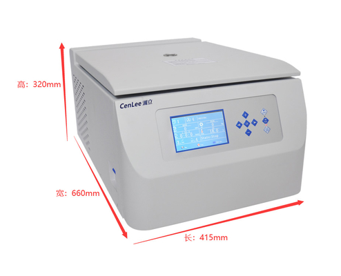 Un buon prezzo. Macchina refrigerata a bassa velocità della centrifuga di Benchtop del microprocessore nella capacità di 5000rpm 300ml massima in linea