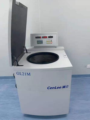 GL21M Centrifughe frigorifere a pianale a velocità ultra elevata con velocità di accelerazione/decel di 10/10