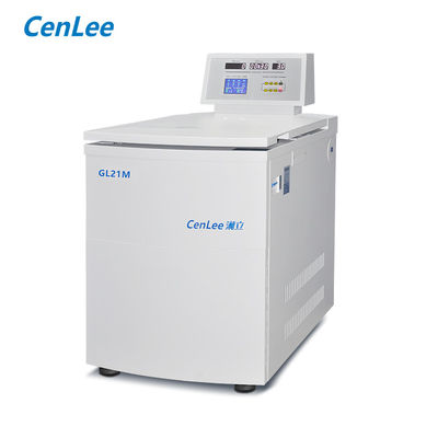 GL21M Centrifughe a rotore a separazione continua a 21000 giri al minuto Centrifughe a pavimento in piedi refrigerate a velocità ultra elevata con 48900 x g Max.