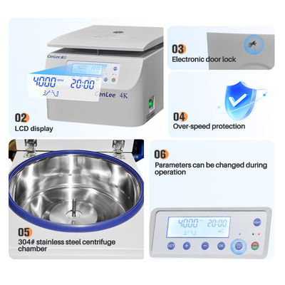 Cenlee 4K Benchtop Auto-Balancing separatore di sangue Centrifughe macchina dalla Cina