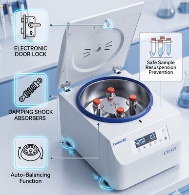 Un buon prezzo. Cenlee Durable 304 corpo in acciaio inossidabile centrifuga orizzontale CTL420 4200RPM 2200xg per CGF PRF Trattamento ortopedico Crescita dei capelli in linea