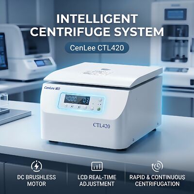 Un buon prezzo. Centrifuga da banco a bassa velocità Cenlee 4200 giri/min con rotore a braccio oscillante, capacità 12x20ml e forza 2200xg per uso di laboratorio in linea
