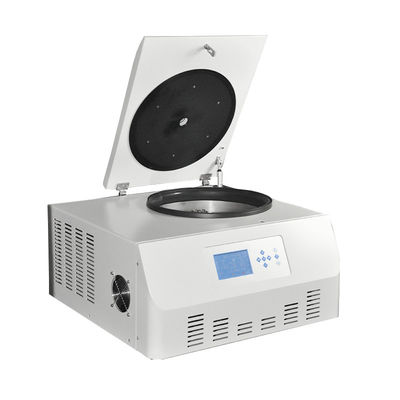 Un buon prezzo. Centrifuga refrigerata da tavolo del microprocessore, centrifuga fissa del rotore della camera di SS304 360mm in linea
