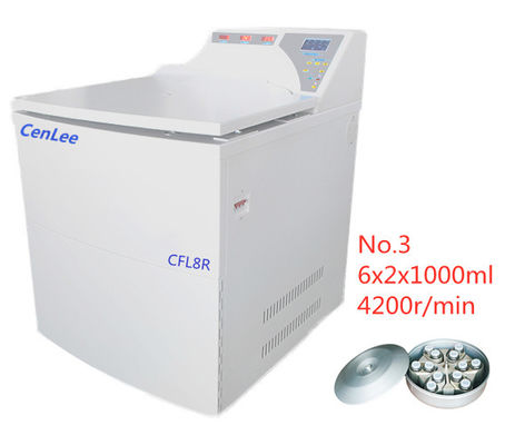 Un buon prezzo. Pavimento di preraffreddamento che sta centrifuga refrigerata, centrifuga della borsa del sangue di 2400ml 8000r/min in linea