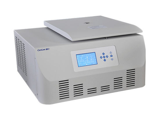 Un buon prezzo. Macchina centrifuga refrigerata a bassa velocità con rotore per micropiastre, centrifuga di grande volume da tavolo in linea