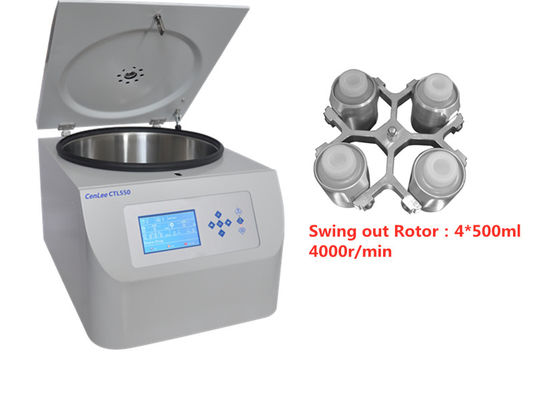 Un buon prezzo. Capacità 5310RCF Benchtop della centrifuga clinica di 5500RPM 2000ml la grande ha arieggiato in linea